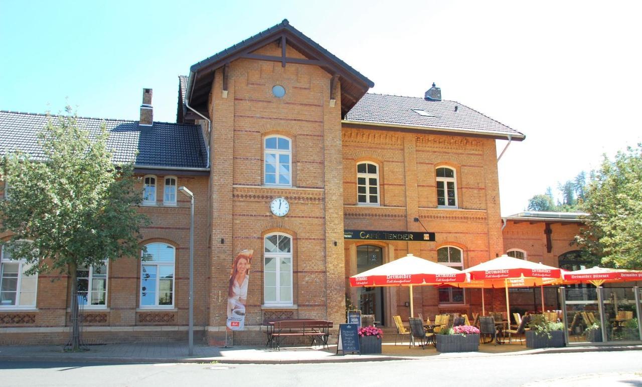 Ferienwohnung Im Bahnhof Luegde Lügde Exterior foto
